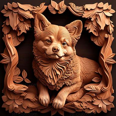 3D model st Kisyu dog breed dog (STL)